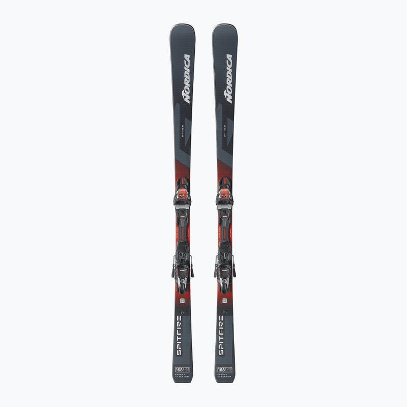 Sjezdové lyže Nordica Spitfire TI + vázání TP2LT11 FDT grey/blue/red/silver