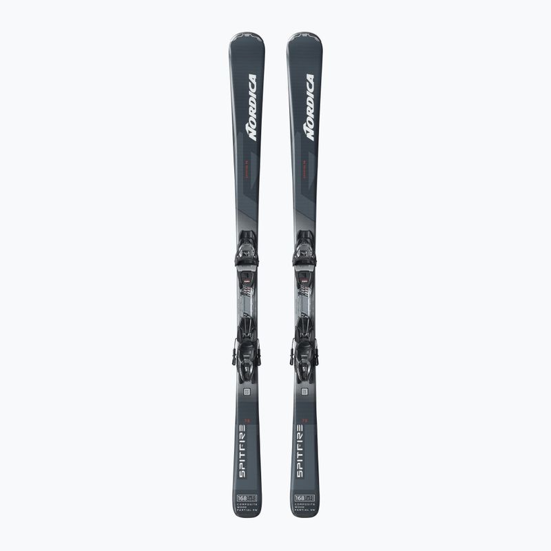 Sjezdové lyže Nordica Spitfire 75 + vázání TP2COMP10 FDT grey-blue/white
