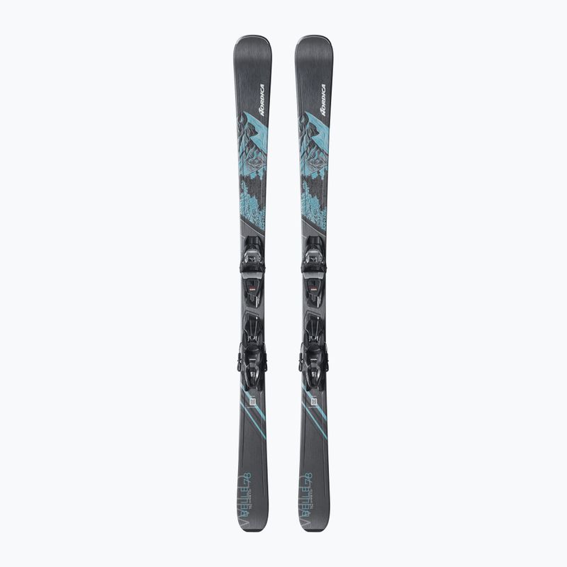 Dámské sjezdové lyže Nordica Wild Belle 78 + vázání TP2COMP10 FDT black/water