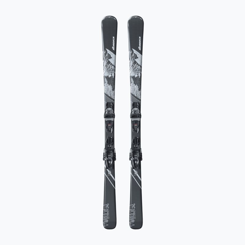 Dámské sjezdové lyže Nordica Wild Belle 74 + vázání TP2 COMP10 FDT black/blue