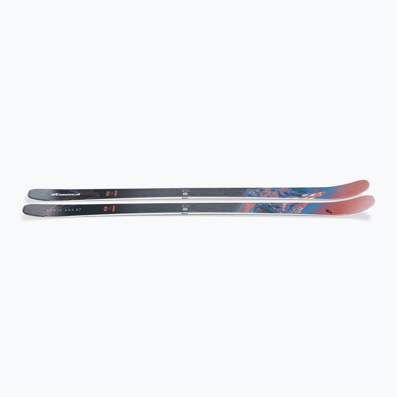 Dámské sjezdové lyže Nordica Santa Anna 87 Flat coral/blue/black 6