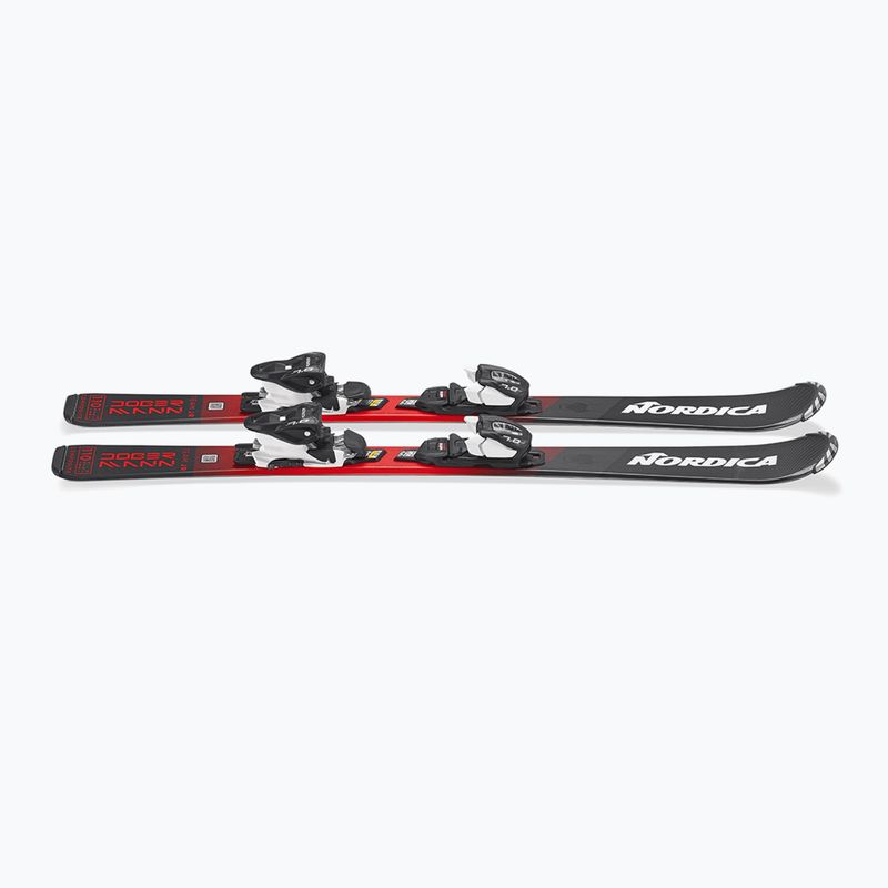Dětské sjezdové lyže + vázání Nordica Team JR (110-150) + J7.0 FDT black/red 5