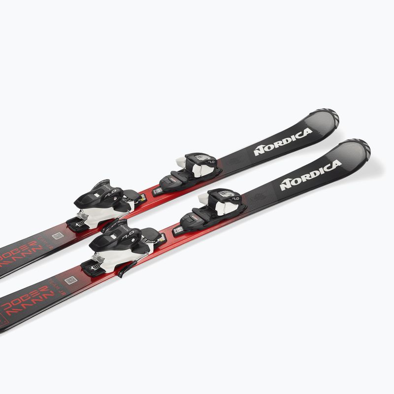 Dětské sjezdové lyže + vázání Nordica Team JR (110-150) + J7.0 FDT black/red 6