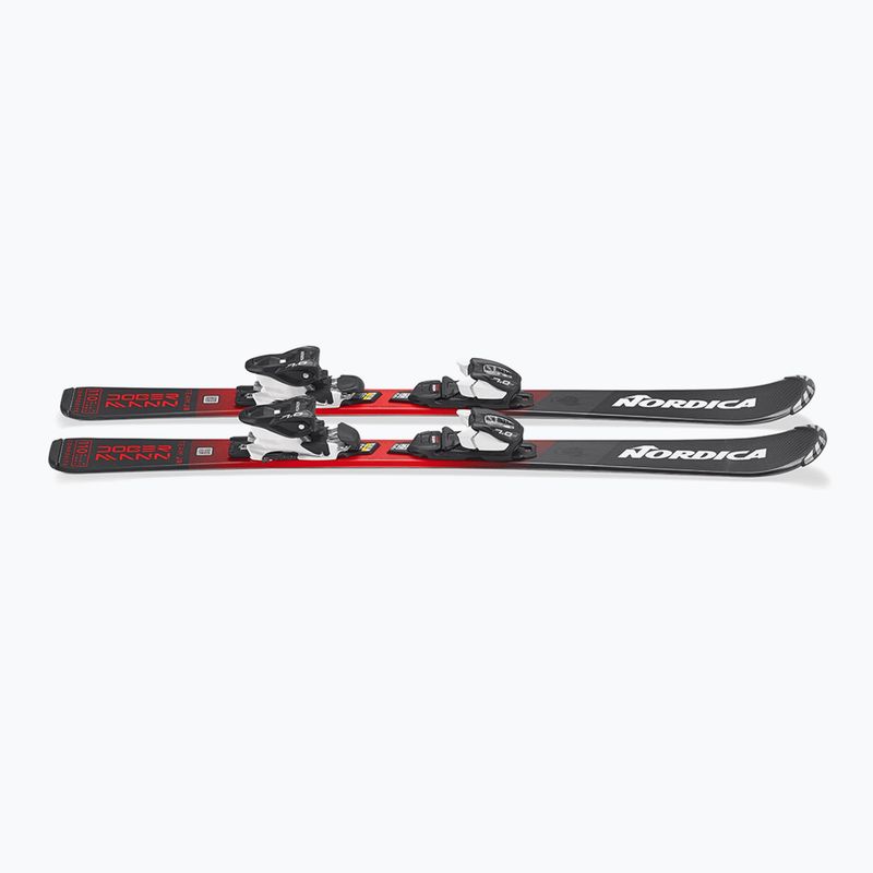 Dětské sjezdové lyže + vázání Nordica Team JR (100-140) + J4.5 FDT black/red 5