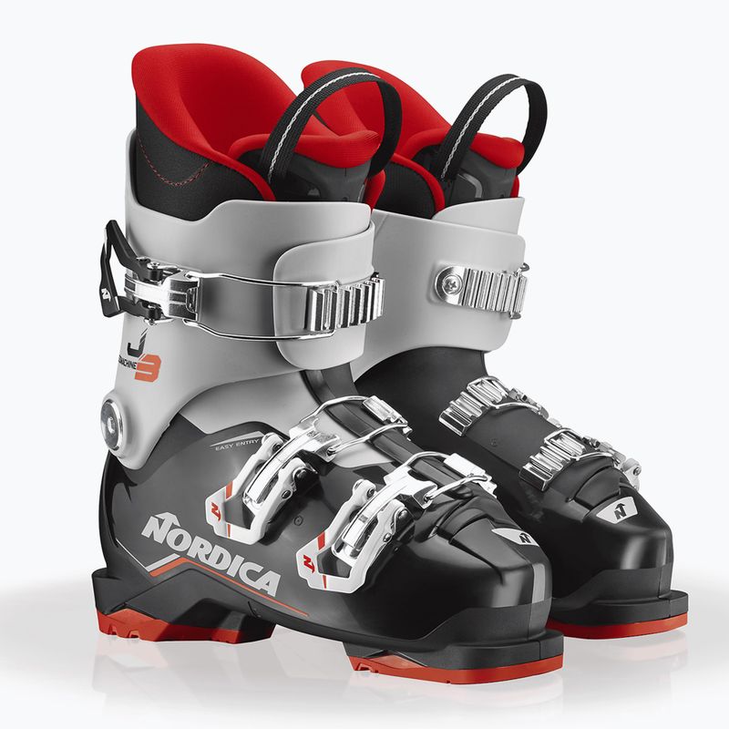 Dětské lyžařské boty Nordica Speedmachine J 3 black/grey/red 7