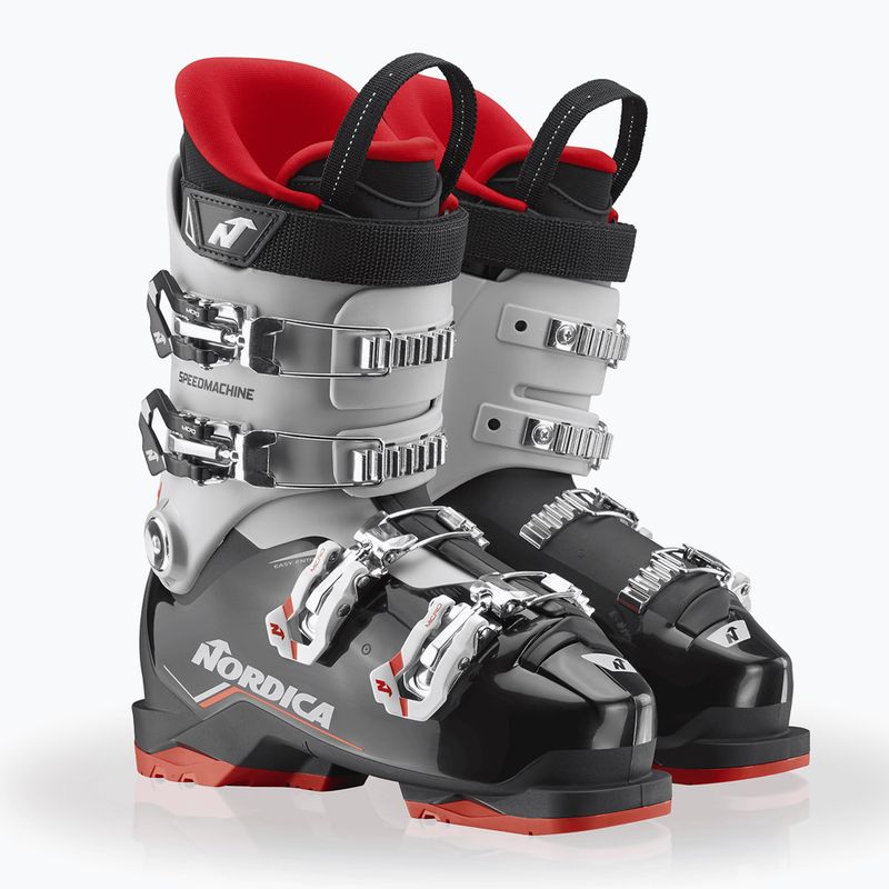 Dětské lyžařské boty Nordica Speedmachine J 4 black/grey/red 7