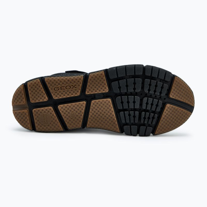 Juniorské boty  Geox Flexyper ABX black/dark yellow 4