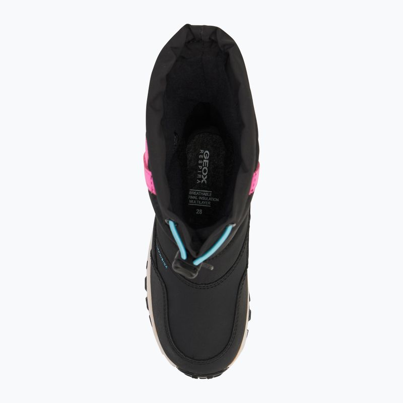 Dětské sněhule Geox Himalaya ABX black/fuchsia 5