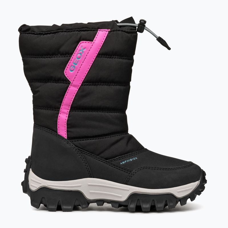 Dětské sněhule Geox Himalaya ABX black/fuchsia 9