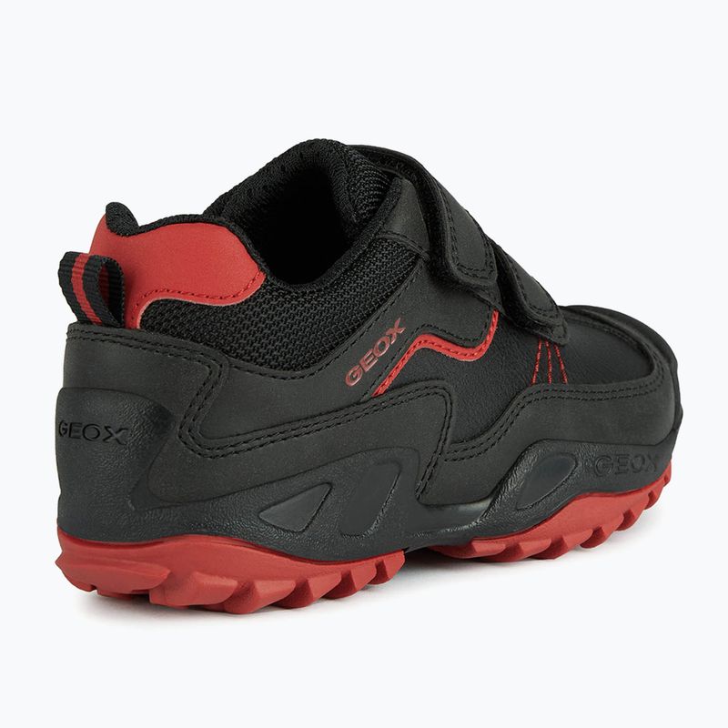 Juniorské boty  Geox New Savage black/red 10