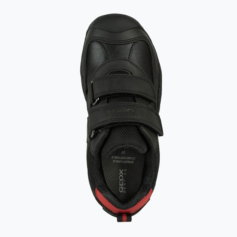 Juniorské boty  Geox New Savage black/red 11