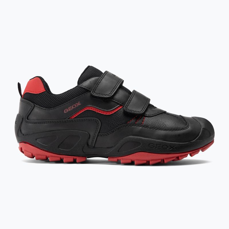 Juniorské boty  Geox New Savage black/red 2