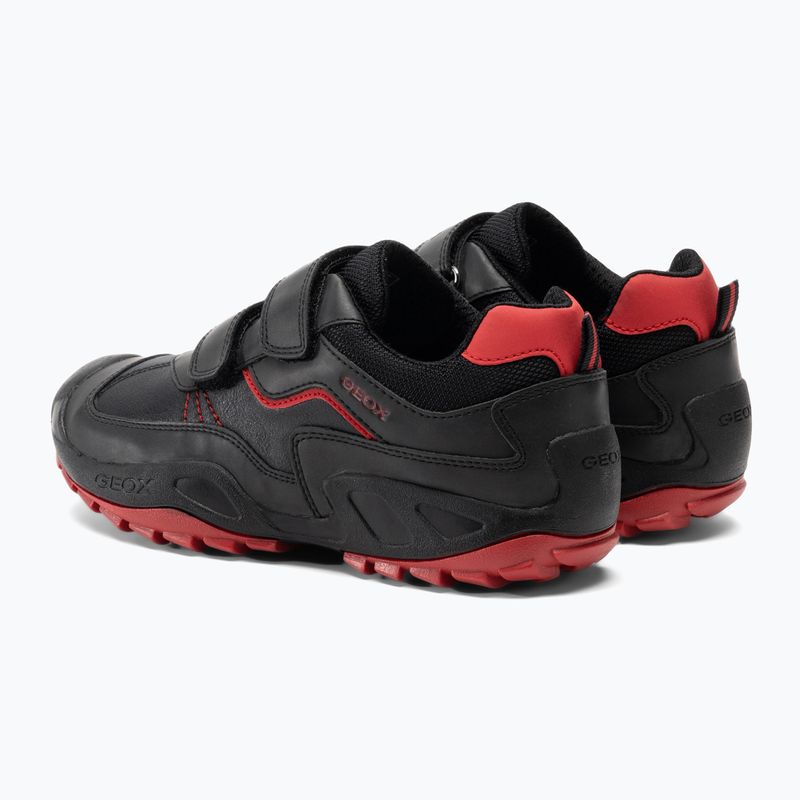 Juniorské boty  Geox New Savage black/red 3