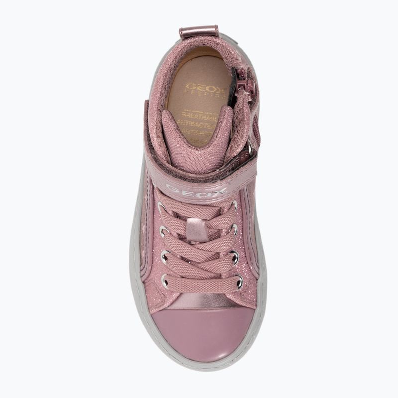 Dětské boty Geox Kalispera dark pink 7