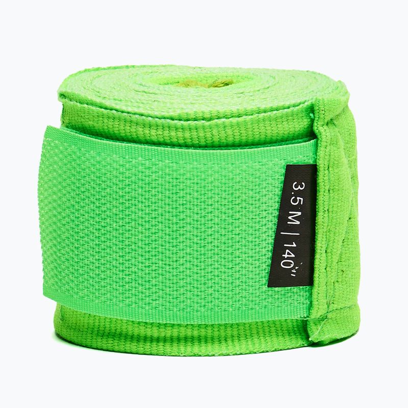 Boxerské bandáže Leone 1947 Hand Wraps 350 cm fluorescent green/fluorescent green 3