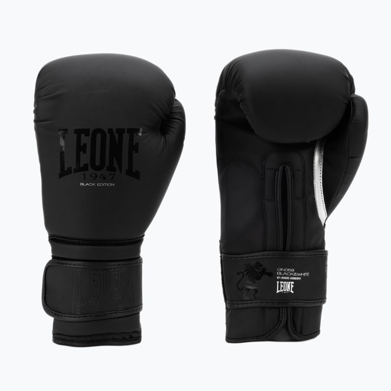 Boxerské rukavice Leone 1947 Black&White black GN059