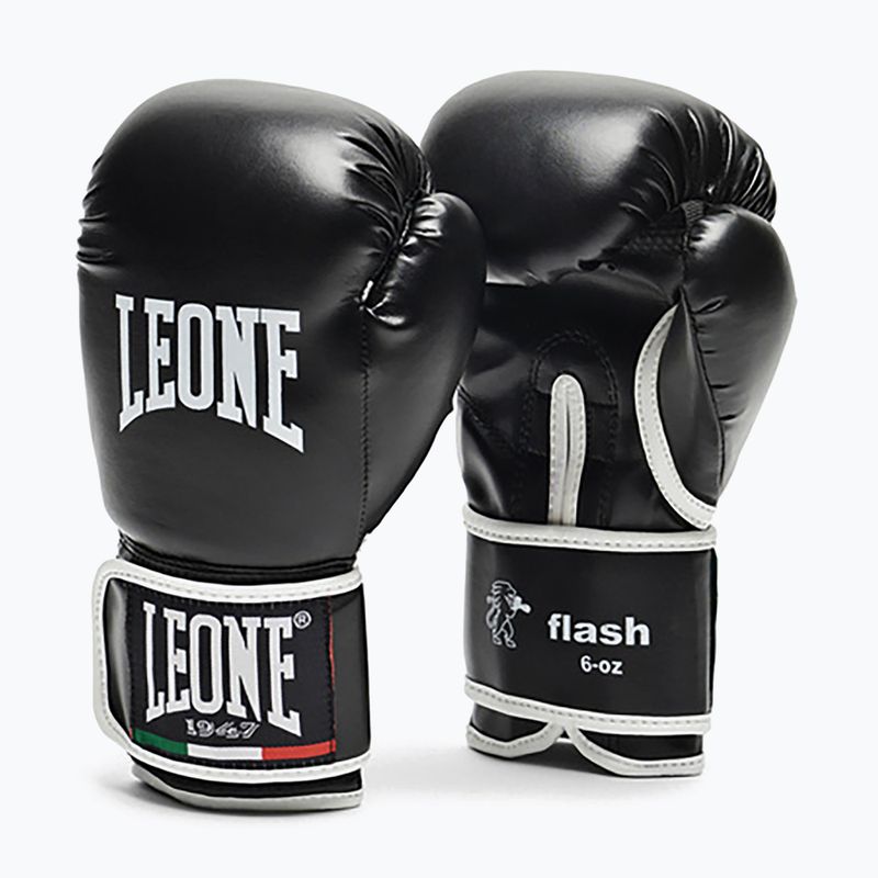 Dětské boxerské rukavice LEONE 1947 Flash černé 6