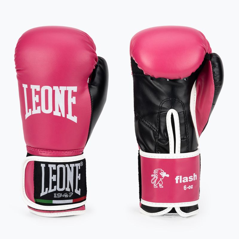 Dětské boxerské rukavice LEONE 1947 Flash fuxia 3