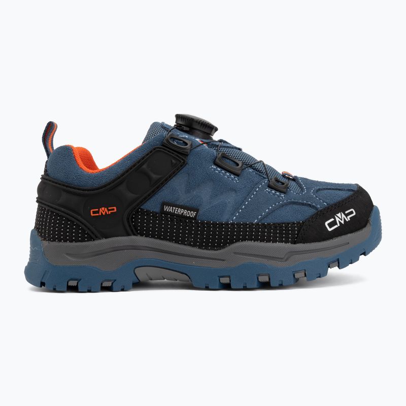 Dětské trekové boty CMP Kiruna Low FitGo Waterproof bluestone/arancio 2