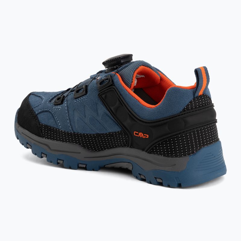 Dětské trekové boty CMP Kiruna Low FitGo Waterproof bluestone/arancio 3