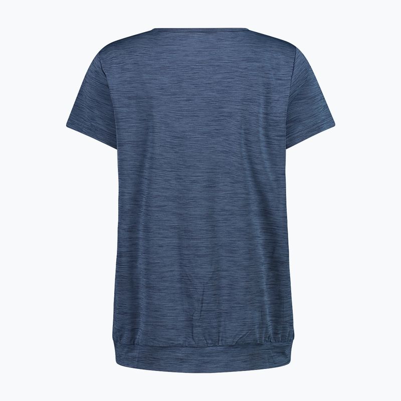Dámské tričko CMP 34N2546 blue melange 2