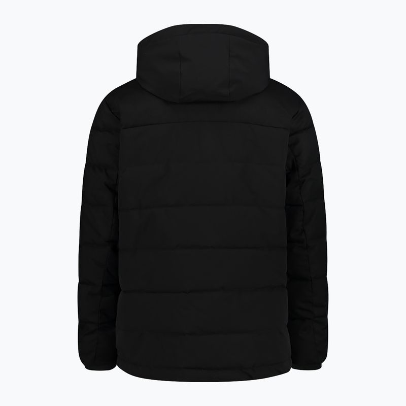 Pánská oteplená  bunda CMP 34K0187 nero mel. 2