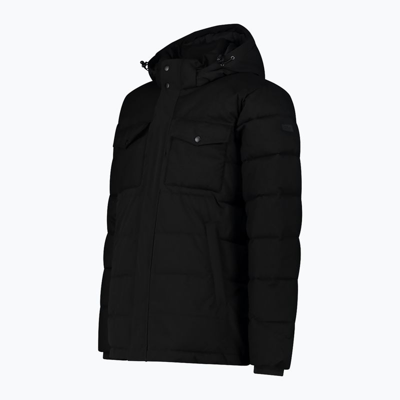 Pánská oteplená  bunda CMP 34K0187 nero mel. 3