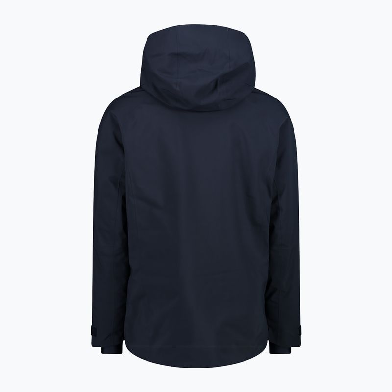 Pánská lyžařská bunda CMP 34W3987 Fix Hood black/blue 2