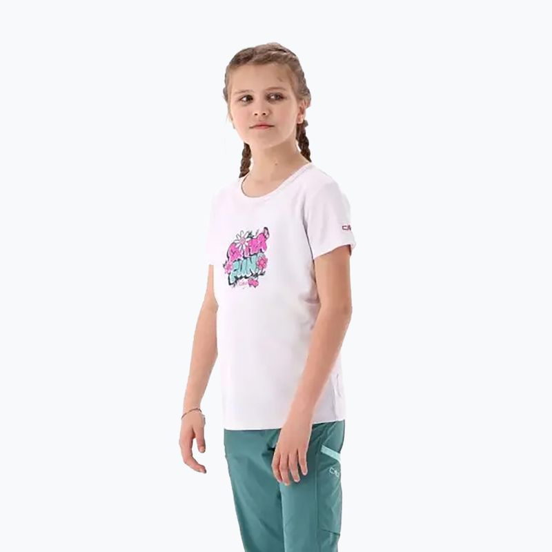 Dětské tričko CMP 38T6385 bianco 3