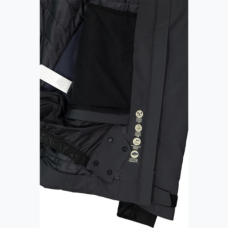 Pánská lyžařská bunda CMP 34W3987 Fix Hood antracitová 7