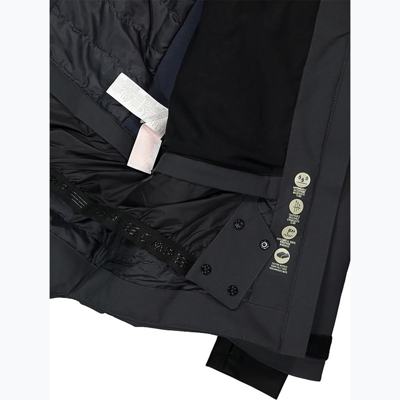 Pánská lyžařská bunda CMP 34W3987 Fix Hood antracitová 8