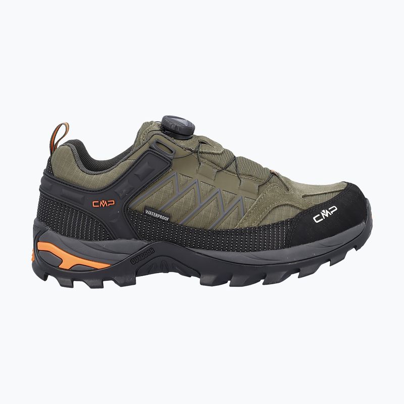 Pánské trekové boty CMP Rigel Low Fitgo olive/flame 8