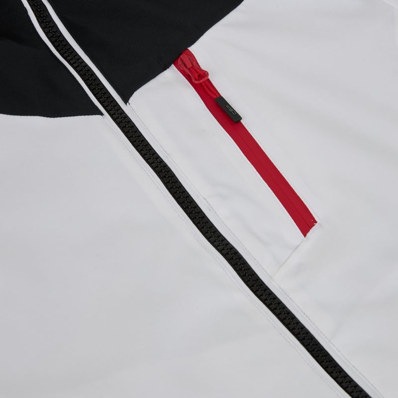 Pánská lyžařská bunda CMP 35W0077 Zip Hooded white 4