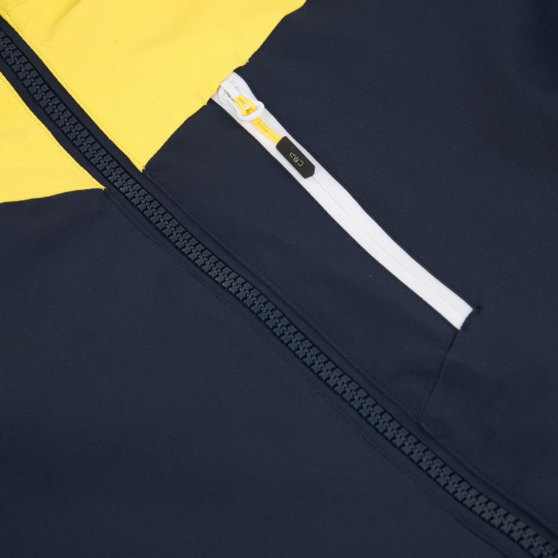 Pánská lyžařská bunda CMP 35W0077 Zip Hooded black/blue 3