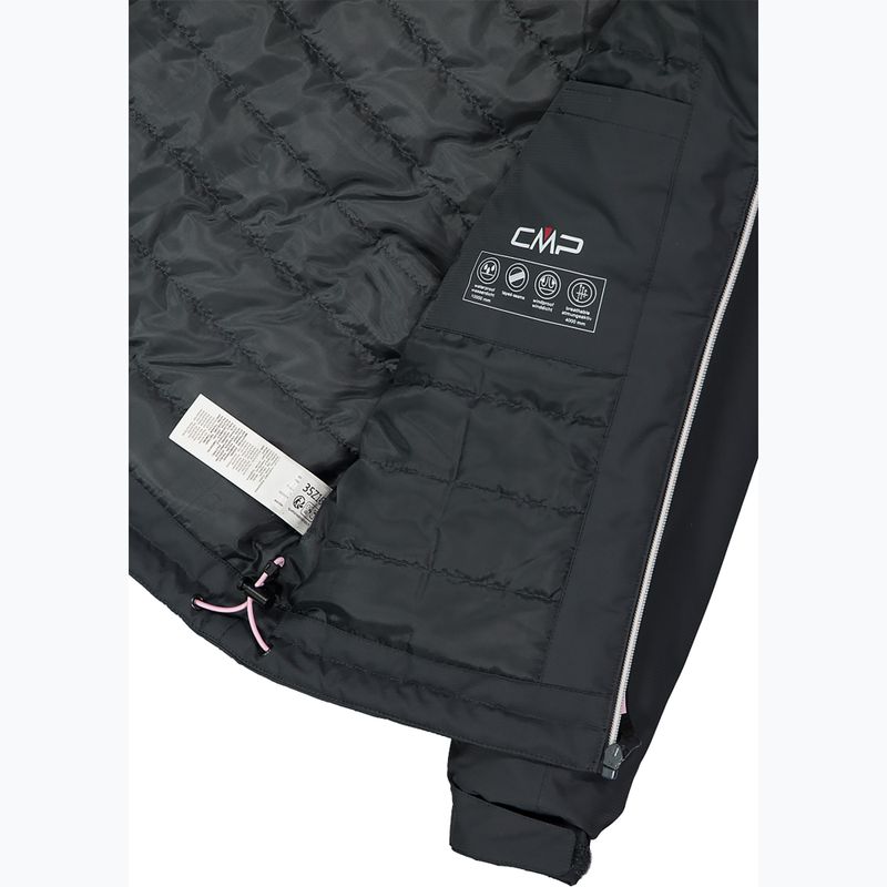 Dětská softshellová bunda CMP 35Z1435 Fix Hood titanium 6