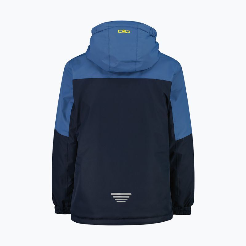 Dětská softshellová bunda CMP 35Z1524 Fix Hood b.blue/bluestone 2