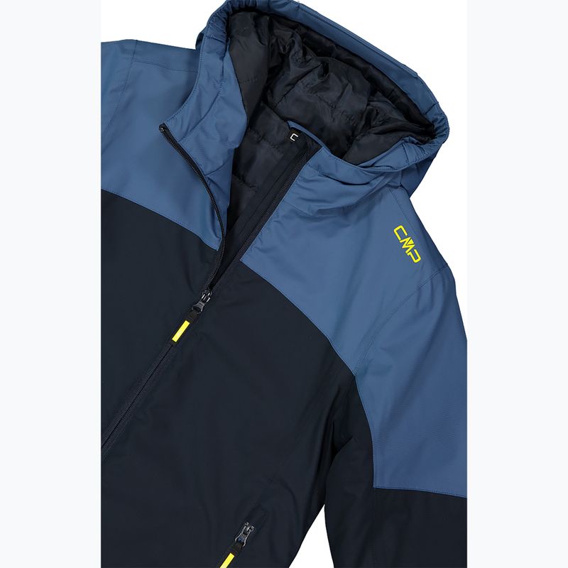 Dětská softshellová bunda CMP 35Z1524 Fix Hood b.blue/bluestone 5