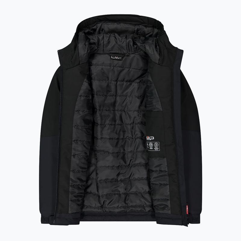 Dětská softshellová bunda CMP 35Z1524 Fix Hood anthracite/black 4