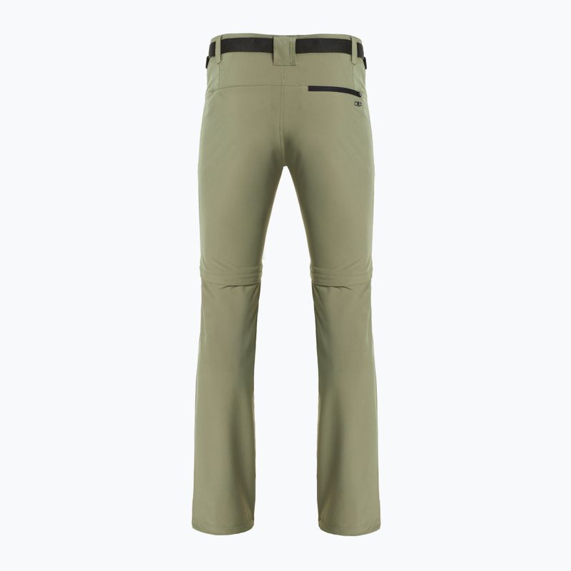 Pánské trekové kalhoty CMP 3T51647 Zip Off sage 2