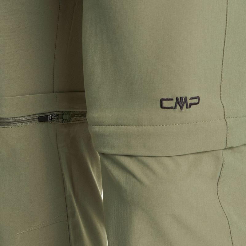 Pánské trekové kalhoty CMP 3T51647 Zip Off sage 5