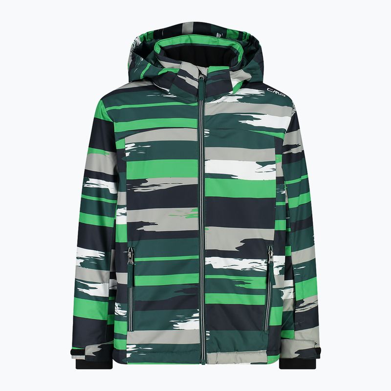 Dětská lyžařská bunda CMP 39W1924 deep mint/alpine/grey