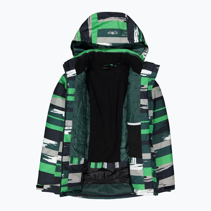 Dětská lyžařská bunda CMP 39W1924 deep mint/alpine/grey 4
