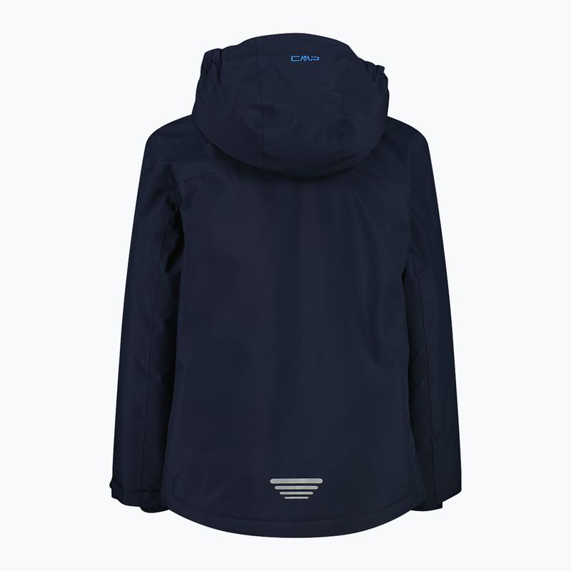 Dětská lyžařská bunda CMP 39W1924 black/blue/royal blue 2