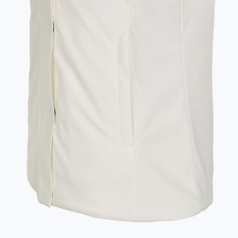 Dámská zateplená bunda se zipem, kapucí s umělým kožíškem CMP 35K3626F chalk white/blue ink 4