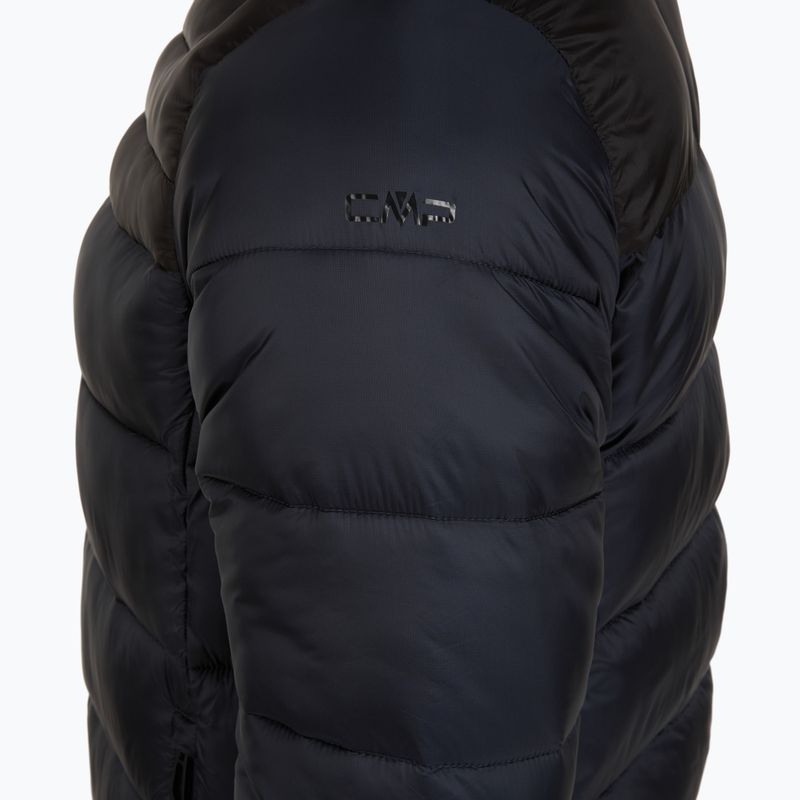 Pánská zateplená bunda CMP 35K3747 Fix Hood anthracite 4