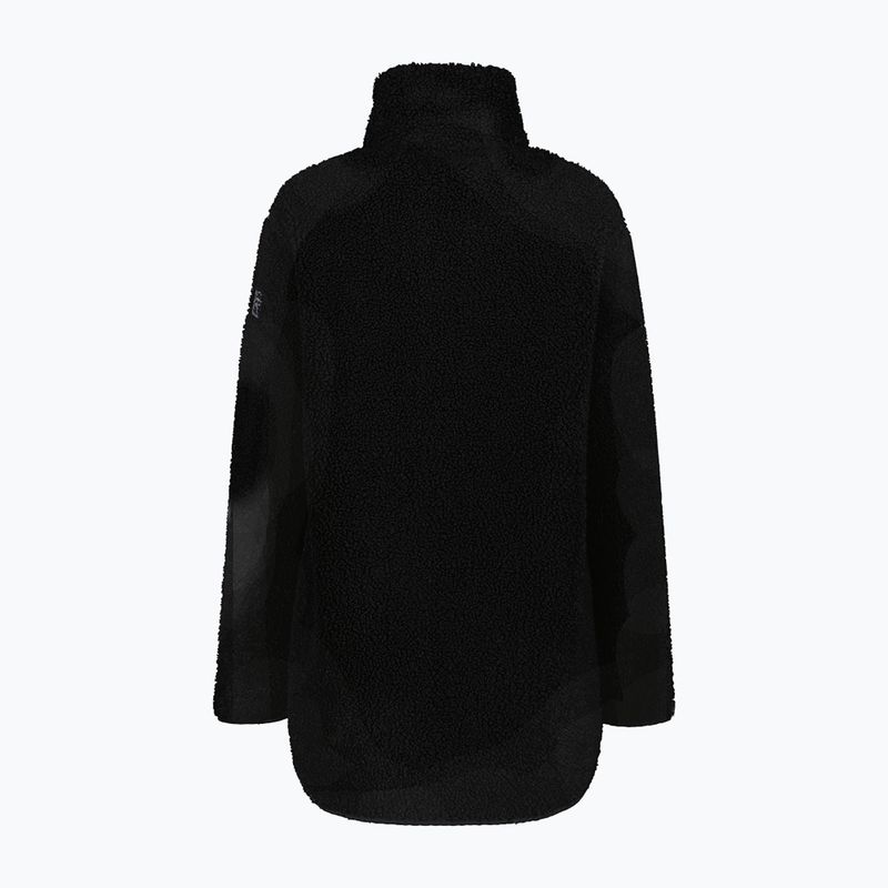 Dámský kabát CMP 35P3846 Long Teddy Highloft nero 2