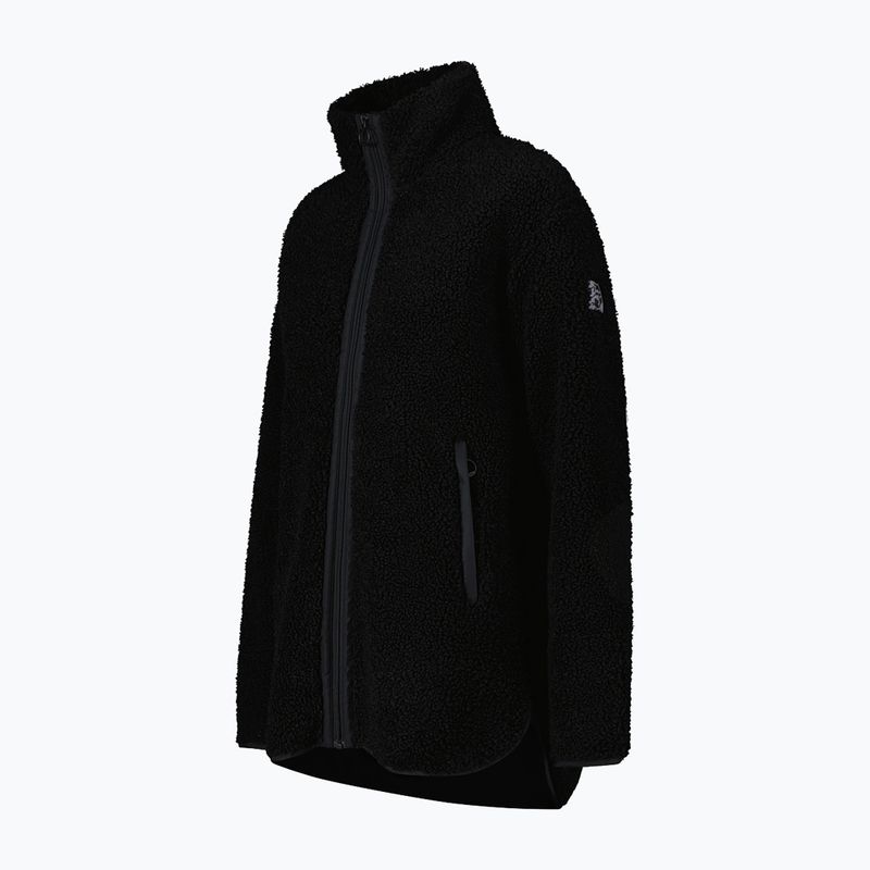 Dámský kabát CMP 35P3846 Long Teddy Highloft nero 3