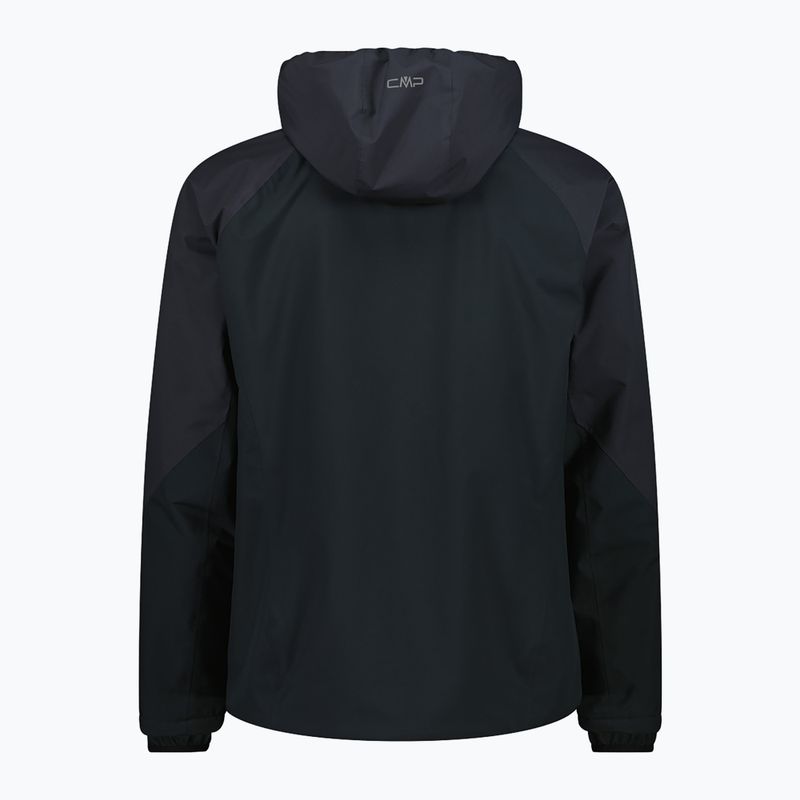 Pánská softshellová bunda CMP 35Z2767 Fix Hood black/anthracite 2