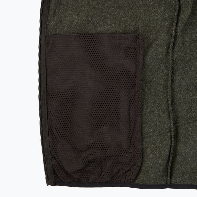 Pánská fleecová mikina CMP 35H3907 Melange Knitted forest melange/black/red 5