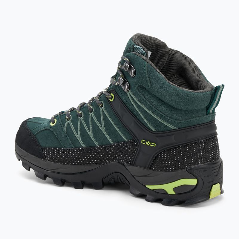 Pánské trekové boty CMP Rigel Mid Wp trek green/apple 3
